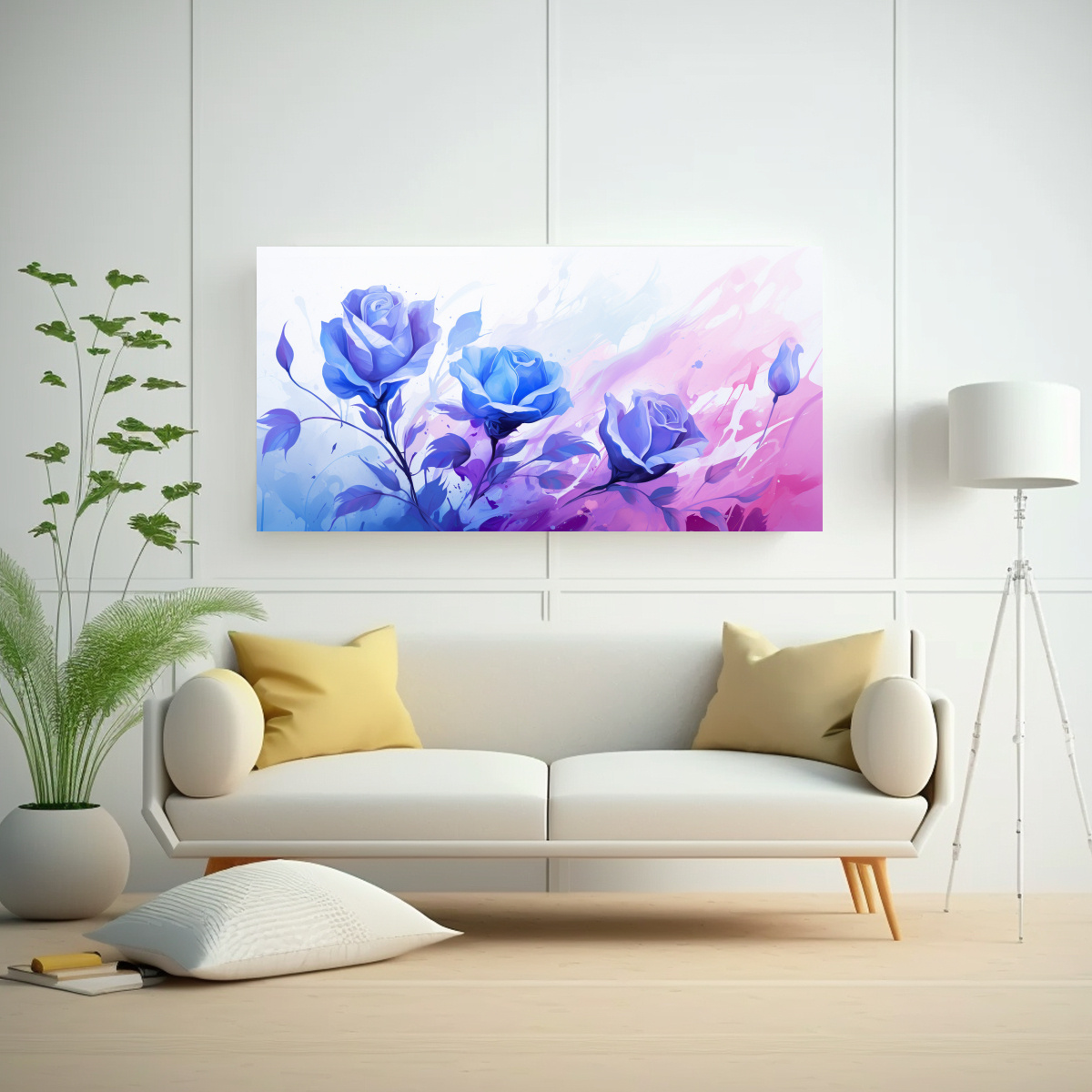 pinturas-decorativas-estilo-neonoir-en-lienzo-nico-p-rpura-y-azul-de-canva-tela-1