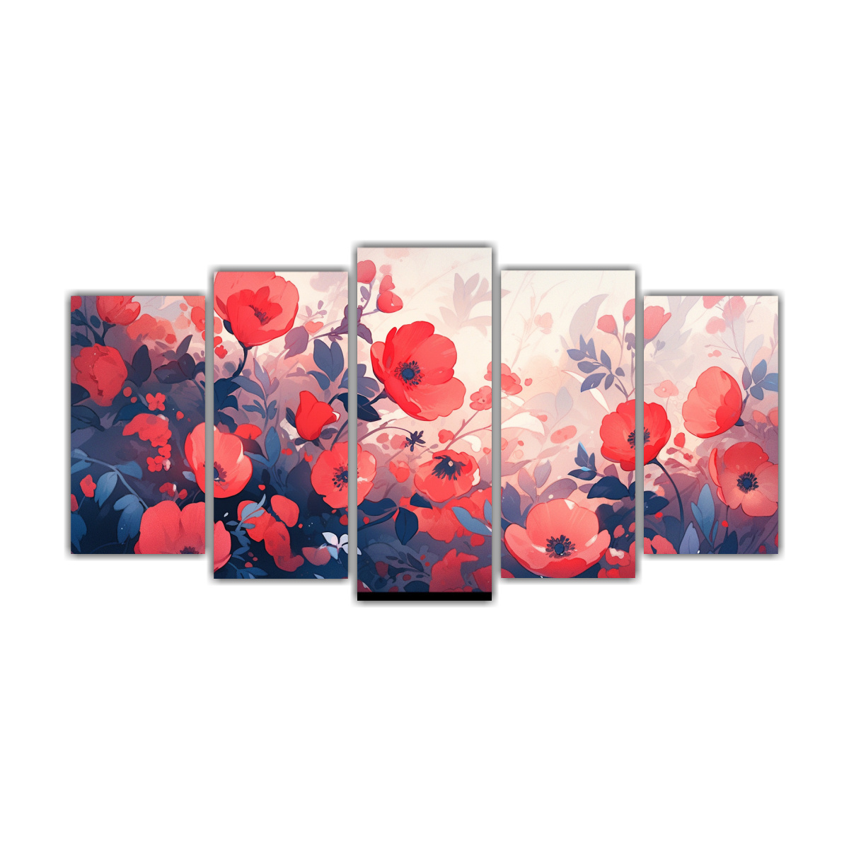 pinturas-decorativas-estilo-neonoir-en-rojo-y-azul-con-movimiento-brillante