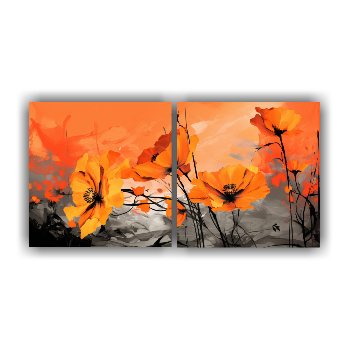 pinturas-decorativas-impactantes-en-estilo-neonoir-de-colores-naranja-en-medio-ambiente-