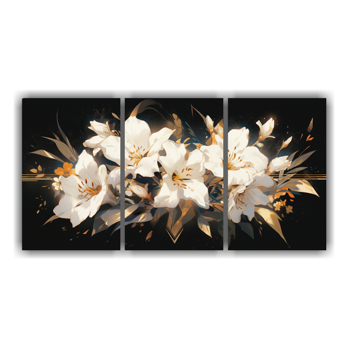 pinturas-decorativas-juveniles-horizontales-en-estilo-neonoir-con-atm-sfera-blanca-y-dorada