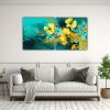 pinturas-decorativas-modernas-de-lienzo-majestuosas-de-cilantro-en-colores-amarillo-y-turquesa-1