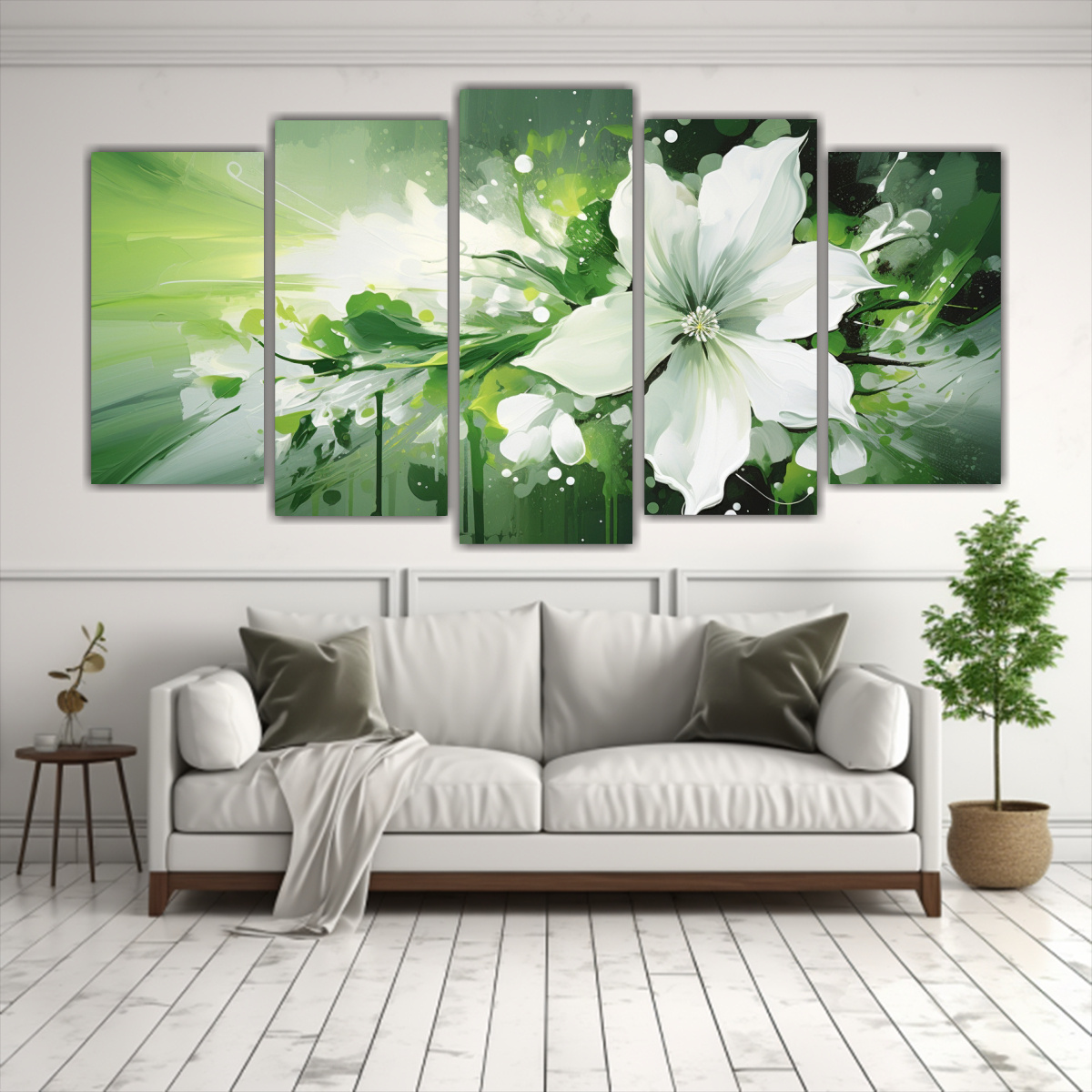 pinturas-decorativas-vanguardia-obra-maestra-en-estilo-neonoir-verde-y-blanco-1