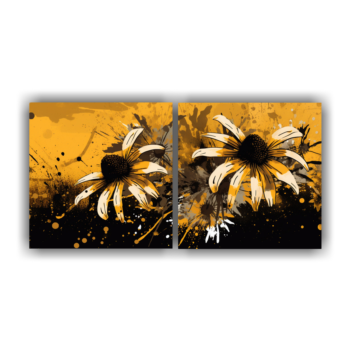 pinturas-decorativas-vanguardistas-con-hierbas-de-coneflower-en-tonos-dorados-y-atm-sfera-neonoir