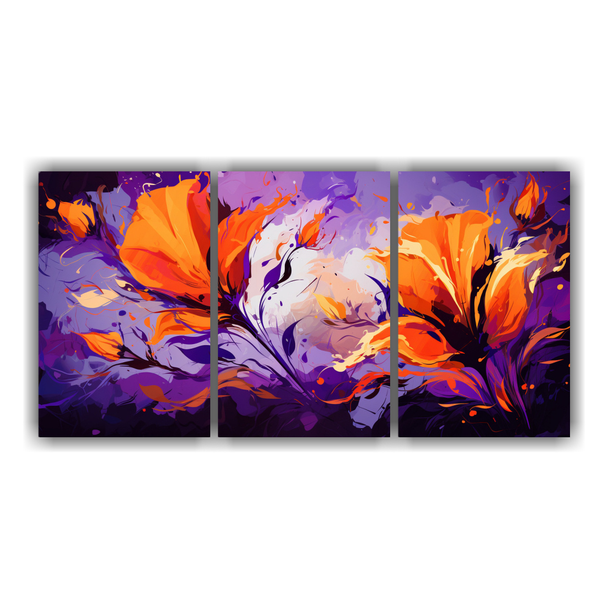 pinturas-juveniles-ilustradas-en-los-colores-p-rpura-y-naranja-con-atm-sfera-neonoir-en-el-estilo-decorativo