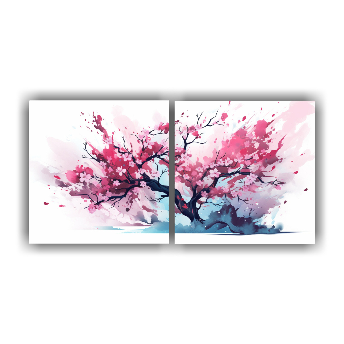 set-2-cuadros-colores-adorno-rbol-de-cerezo-en-acuarelas-atmosfera-neonoir