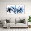 set-2-lienzos-modernos-pintura-abstracta-amaryllis-negro-y-azul-1