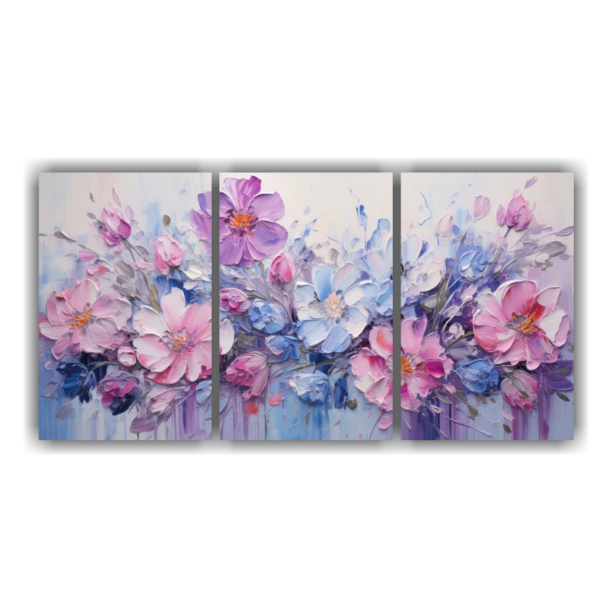 set-3-cuadros-minimalismo-flores-rosa-y-azul-en-lienzo