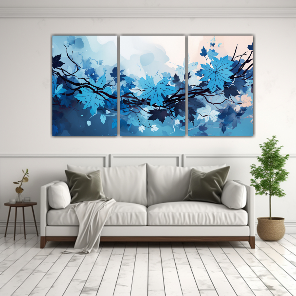 set-3-lienzos-galer-a-sala-rboles-de-maple-en-tonos-azules-ambiente-neonoir-neo-pop-1