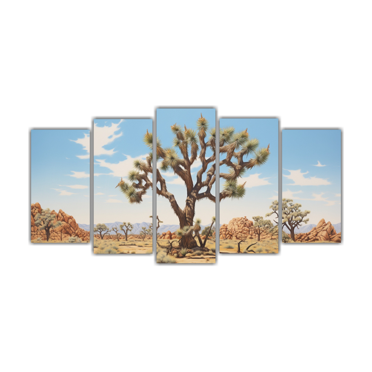 set-5-cuadros-finas-l-neas-habitaci-n-abstractos-joshua-tree-estilo-leo-detallado