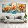 set-5-lienzos-calidos-figuras-abstractas-flor-carnation-turquesa-y-oro-pinturas-de-decoraci-n-1-1