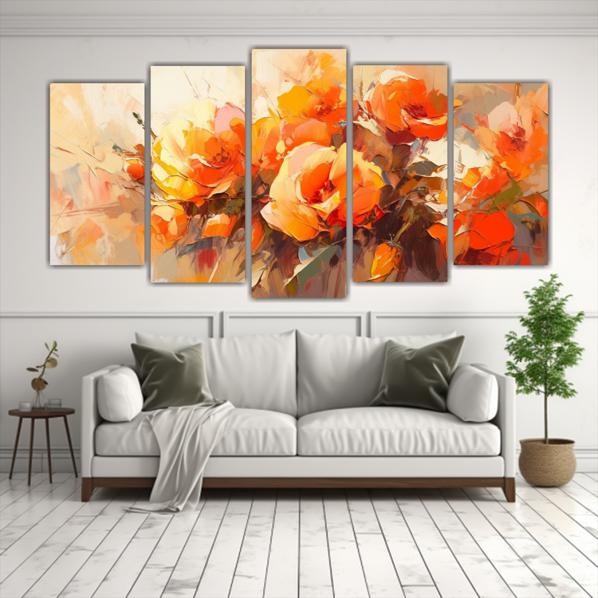 set-5-lienzos-de-tela-expresi-n-textura-amarillo-y-naranja-flores-en-pintura-sobre-lienzo-para-decoraci-n-1