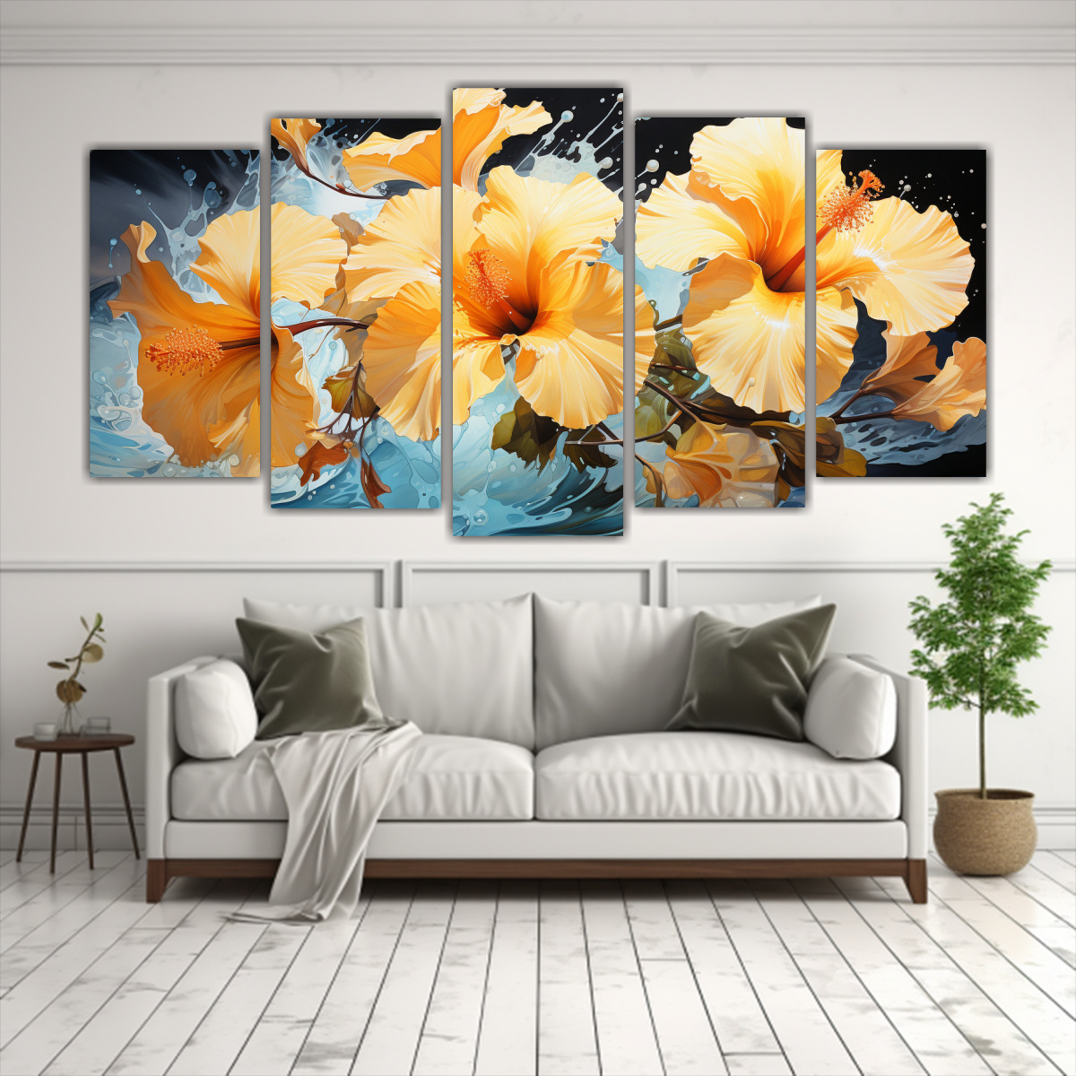 set-5-lienzos-esquema-colores-amarillo-flores-hibisco-pintura-abstracta-de-acuarela-con-imagen-de-agua-1