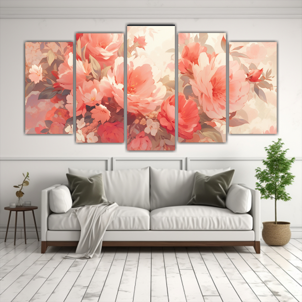 set-5-lienzos-tema-creatividad-rojo-y-rosa-atmosfera-neonoir-estilo-pinturas-decorativas-1