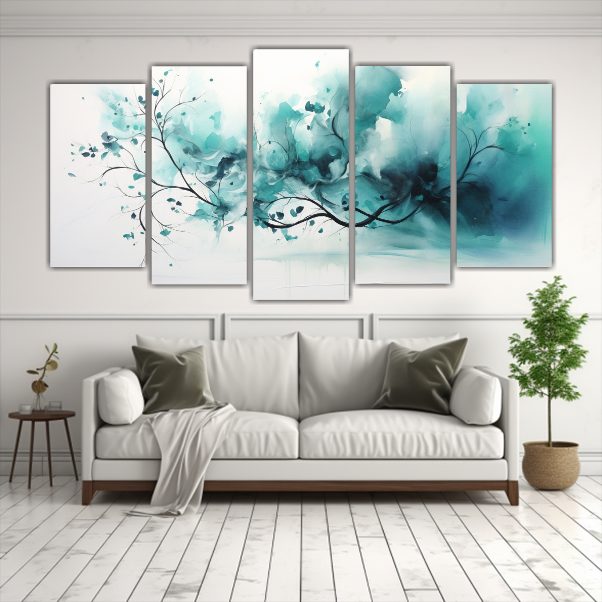 set-5-pinturas-abstractas-de-rbol-de-eucalipto-en-colores-turquesa-y-negro-1