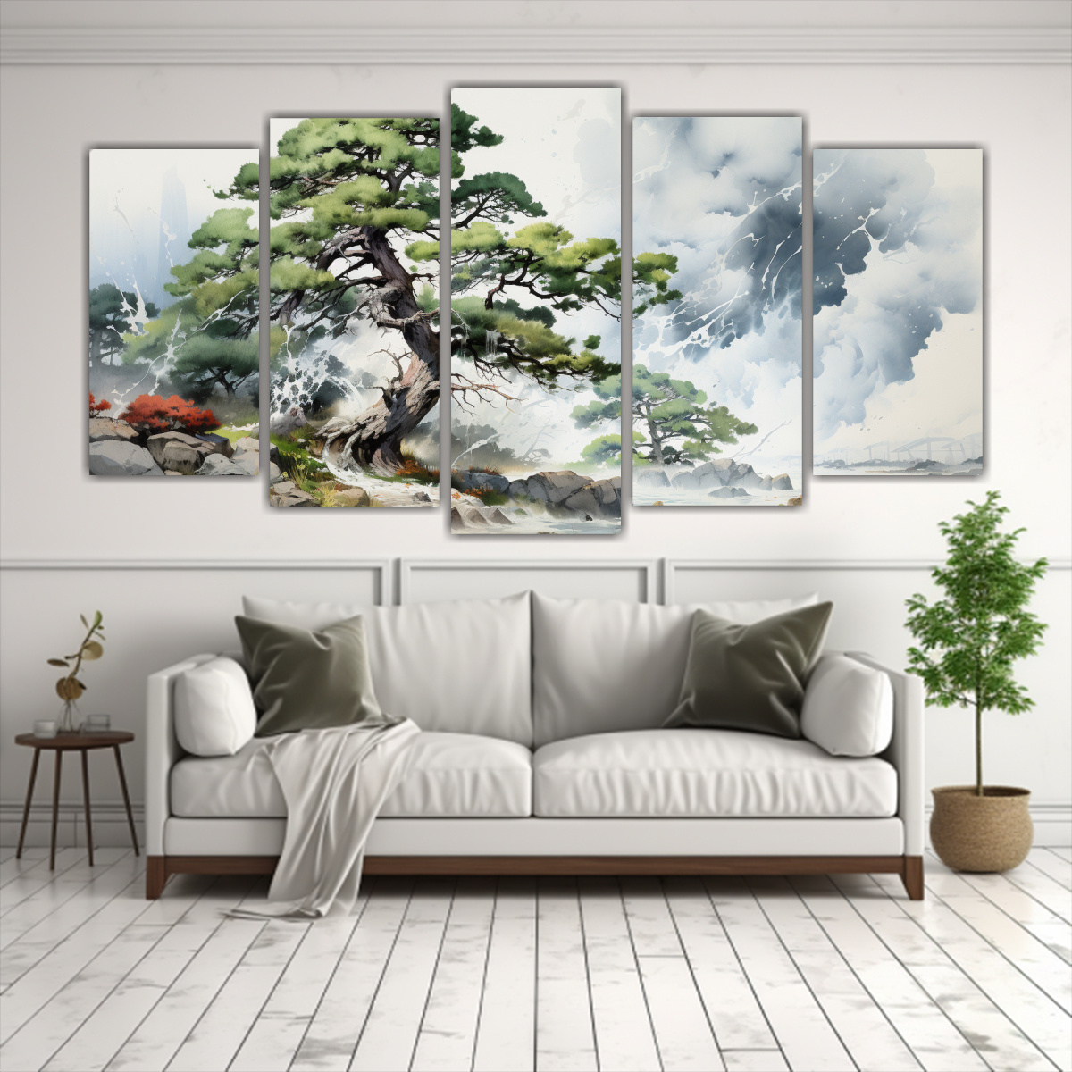 set-de-5-lienzos-fotograf-a-composici-n-din-mica-pintura-abstracta-de-un-pino-escoc-s-en-colores-blancos-y-acuarela-1
