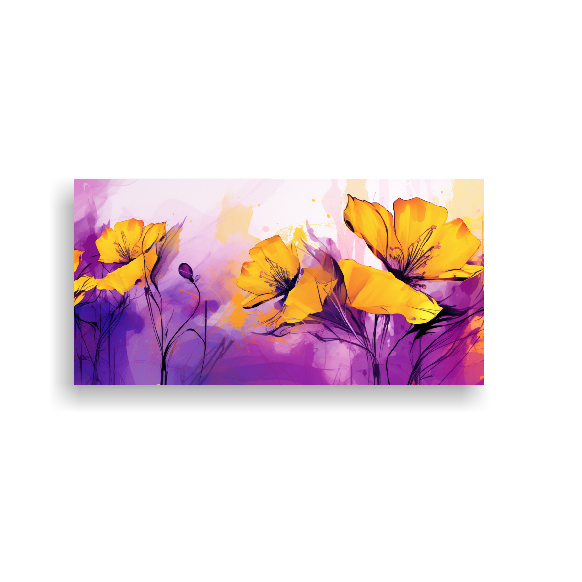 tela-en-bastidor-dise-o-m-gico-amarillo-y-morado-con-atmosfera-neonoir-estilo-decorativo-pinturas