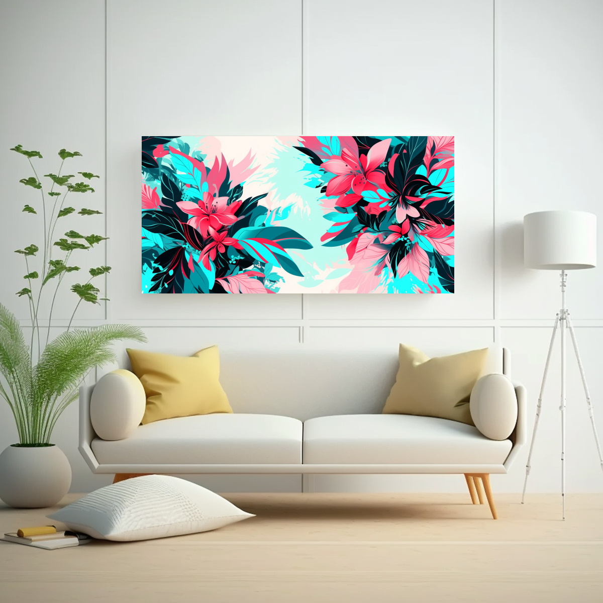 tela-en-bastidor-imagen-visual-turquesa-y-rosa-ambiente-neonoir-en-el-estilo-decorativo-pinturas-1