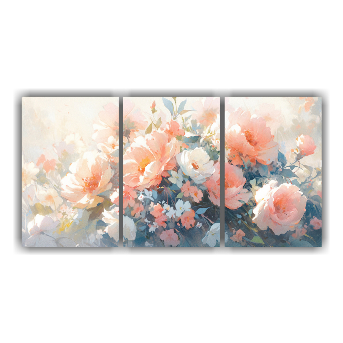 telas-en-bastidor-tema-elegancia-en-tonos-suaves-de-flores-pintadas-sobre-lienzo-al-estilo-de-decoraci-n