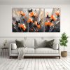 tr-ptico-de-flores-en-colores-naranja-y-negro-en-pintura-sobre-lienzo-1