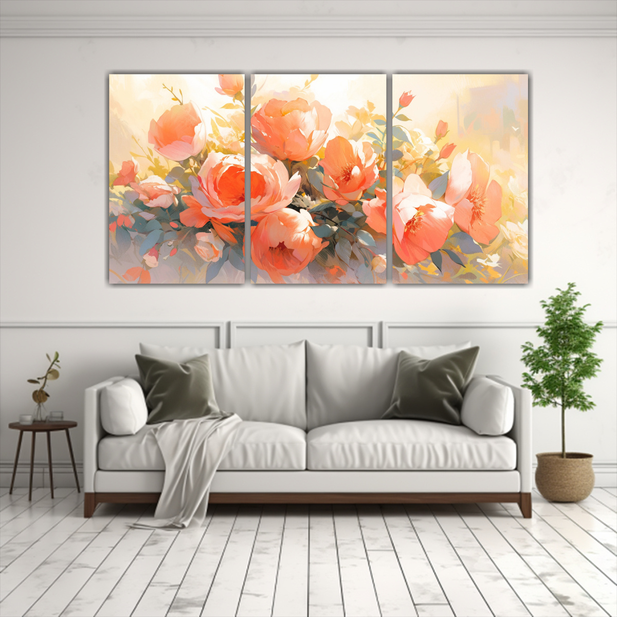 tr-ptico-de-tonos-resistentes-con-flores-en-colores-naranja-y-rosa-en-pintura-sobre-lienzo-1