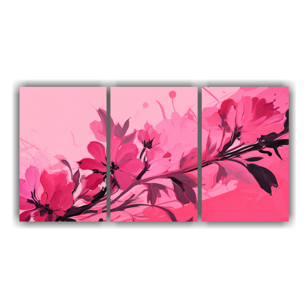 tres-telas-en-bastidor-cuadro-hogar-deco-colores-rosa-atmosfera-neonoir-estilo-mediob