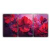 tres-telas-en-bastidor-tela-canvas-cl-sico-estilo-neonoir-atmosfera-morada-y-roja