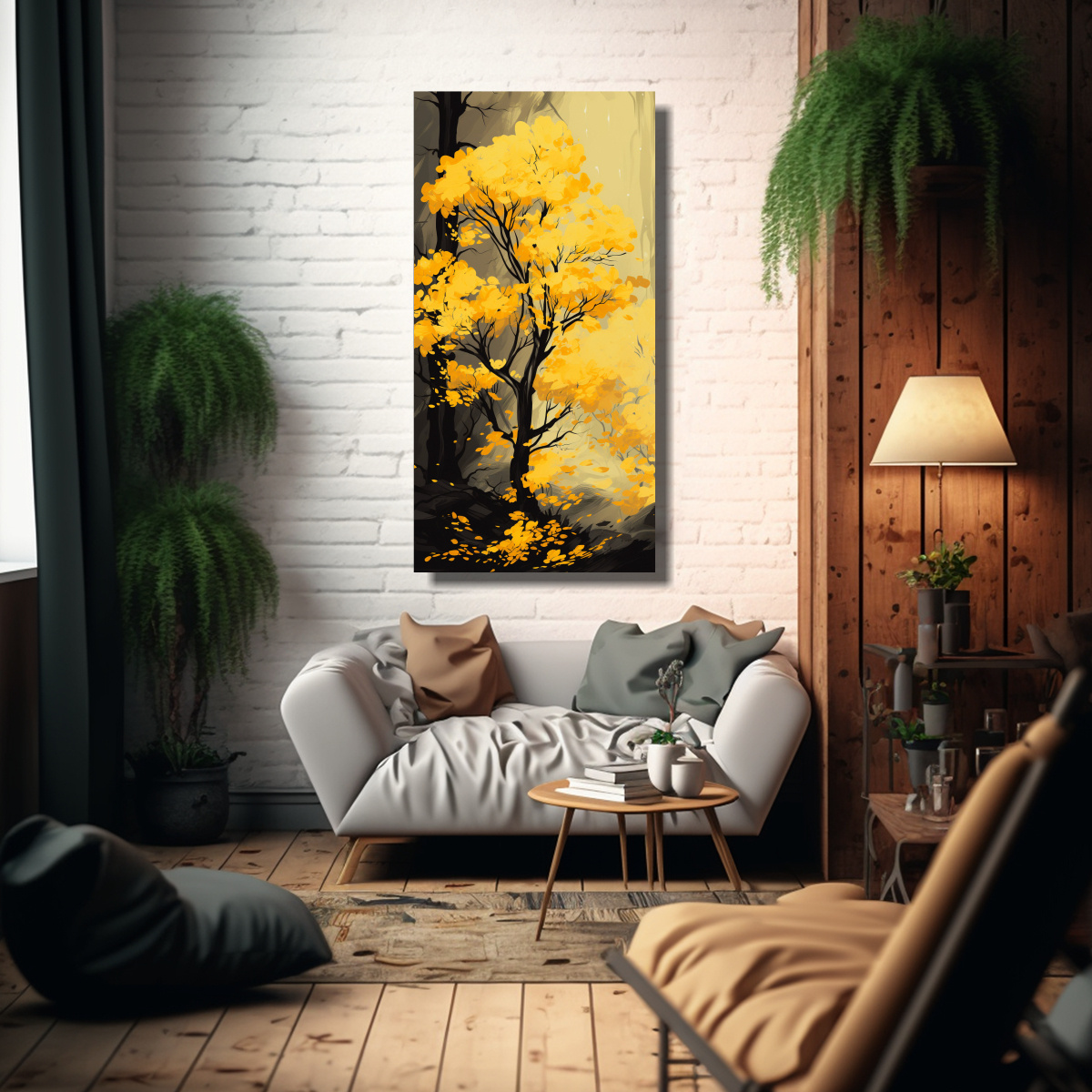 1-cuadro-tela-canvas-vision-bosque-amarillo-neonoir-atmosfera-arte-decor-neo-po-1