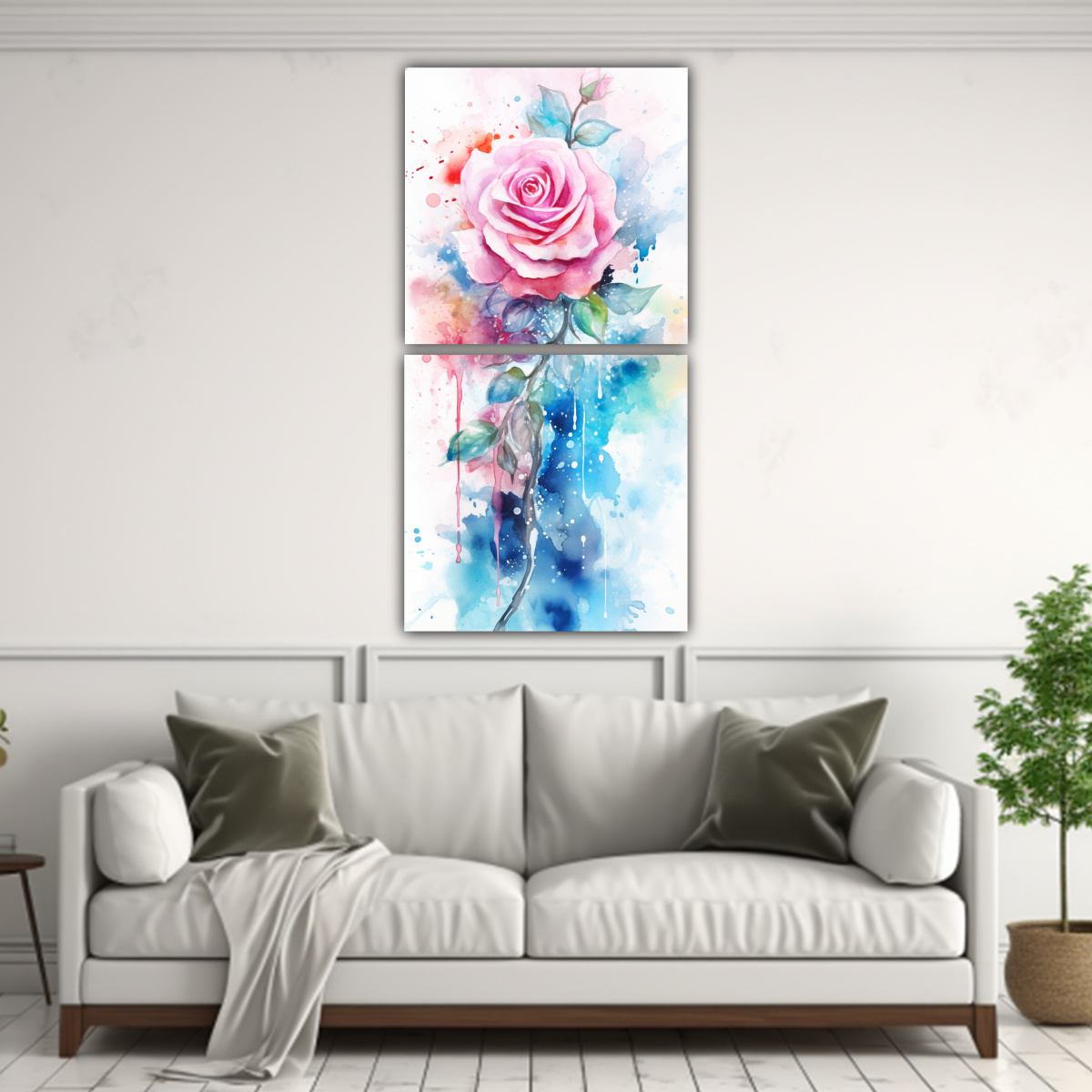 2-cuadros-intensos-de-arte-urbano-rosa-turquesa-y-colores-rosa-acuarela-splatter-1