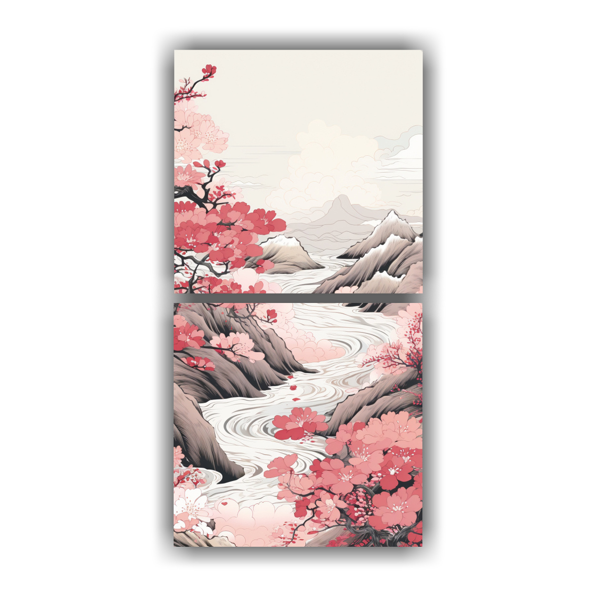 2-lienzos-abstracto-originalidad-reinterpretaci-n-abstracta-de-ukiyoe-japon-s