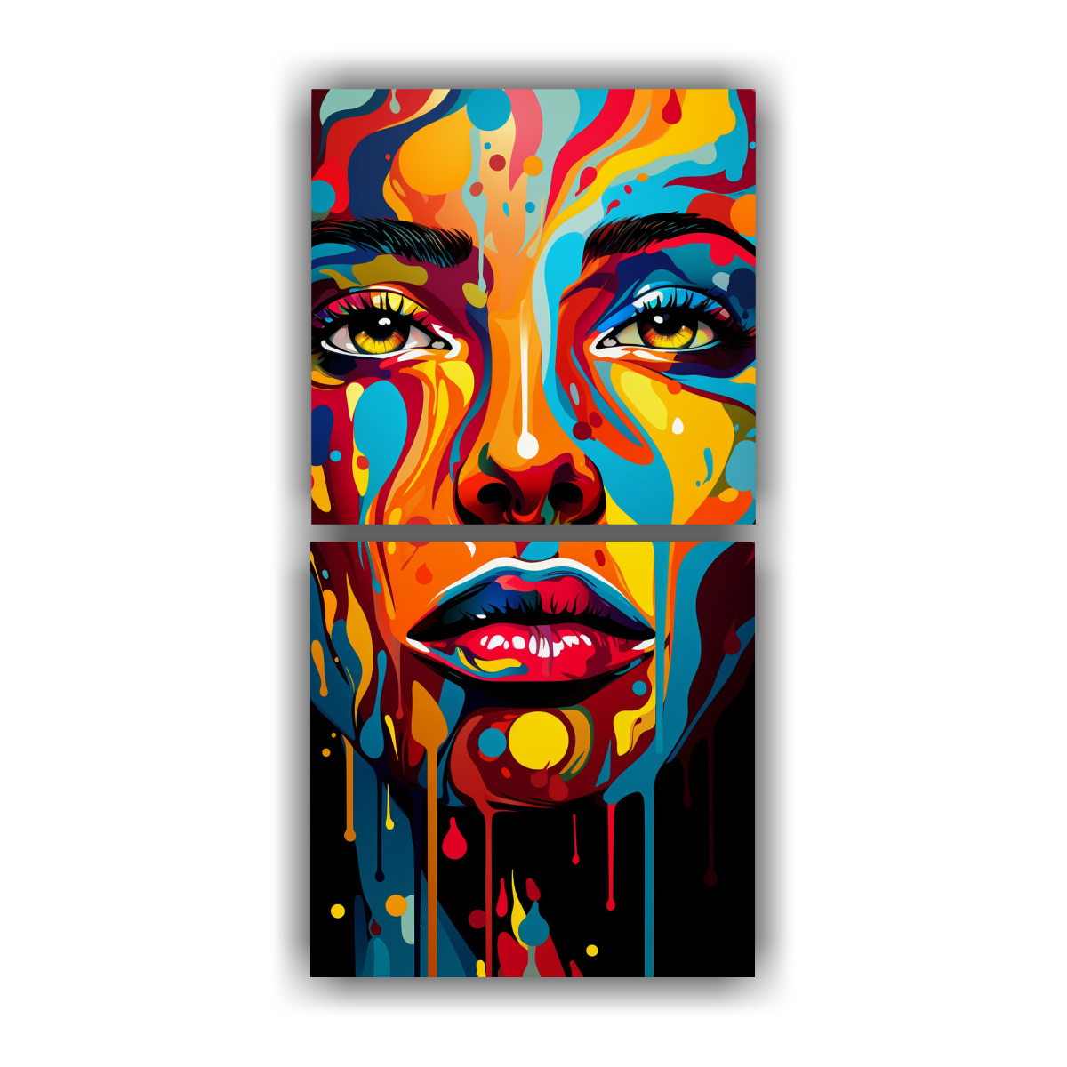 2-lienzos-de-tela-dibujo-obra-maestra-estilo-popart-full-color