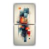 abstracta-creatividad-nebula-en-colores-mondriaan-en-2-telas-en-bastidor