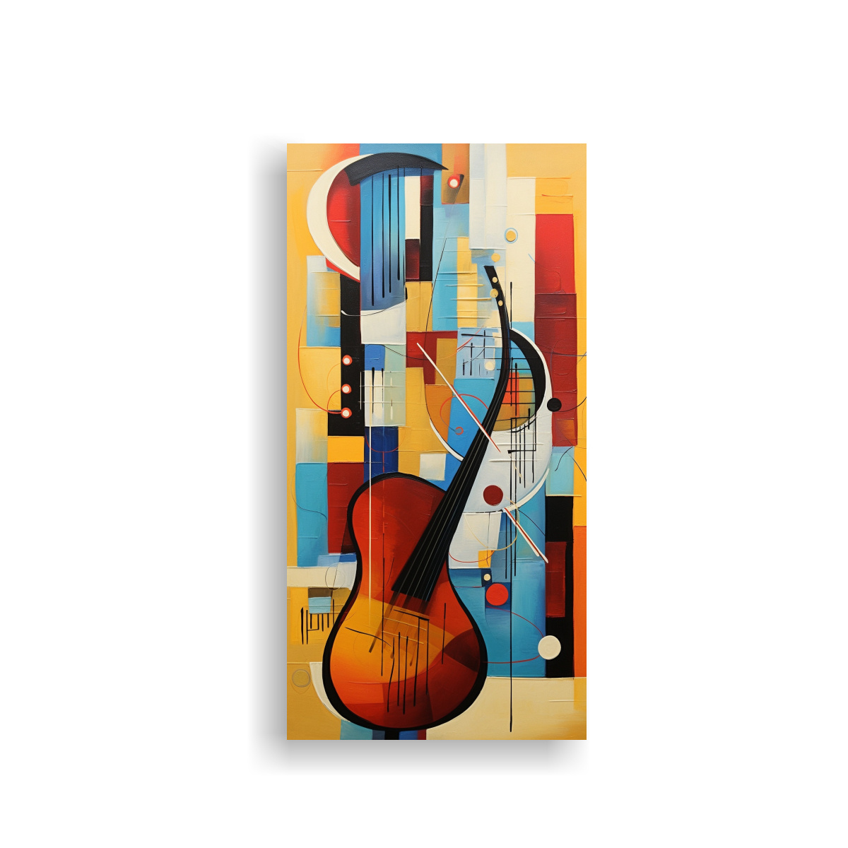 notas musicales arte abstracto