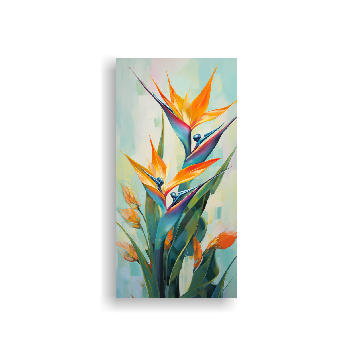 arte-de-pared-estilo-galer-a-visual-pintura-abstracta-de-flores-ave-del-para-so-alto-detalle