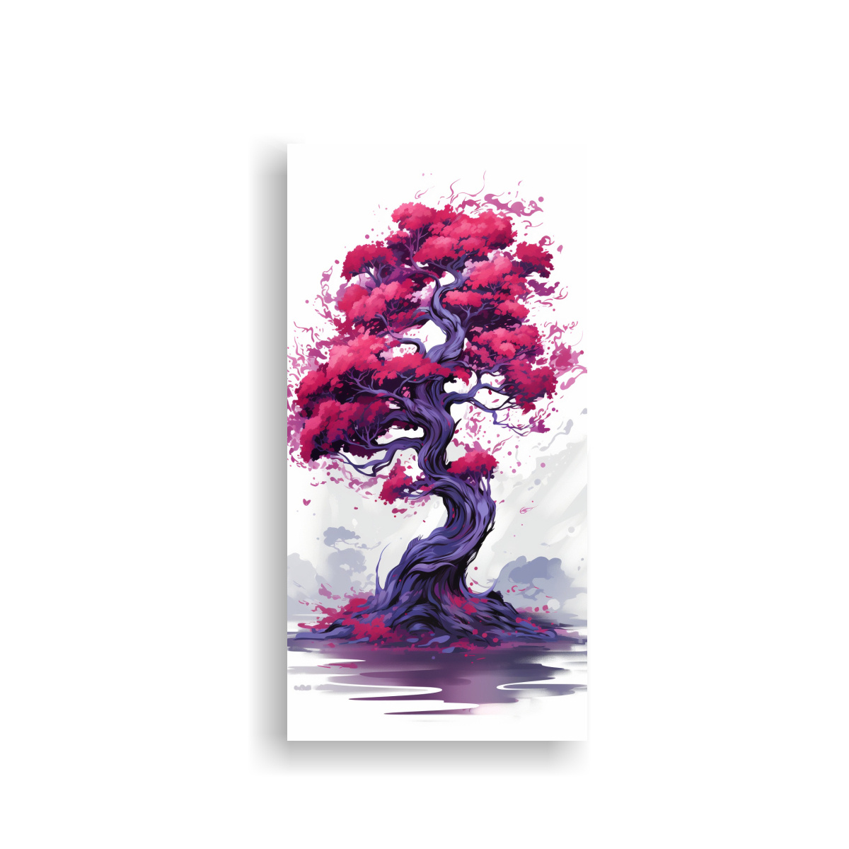 arte-de-pared-modernos-rbol-de-jun-pero-en-morado-y-rojo-atmosfera-neonoir-