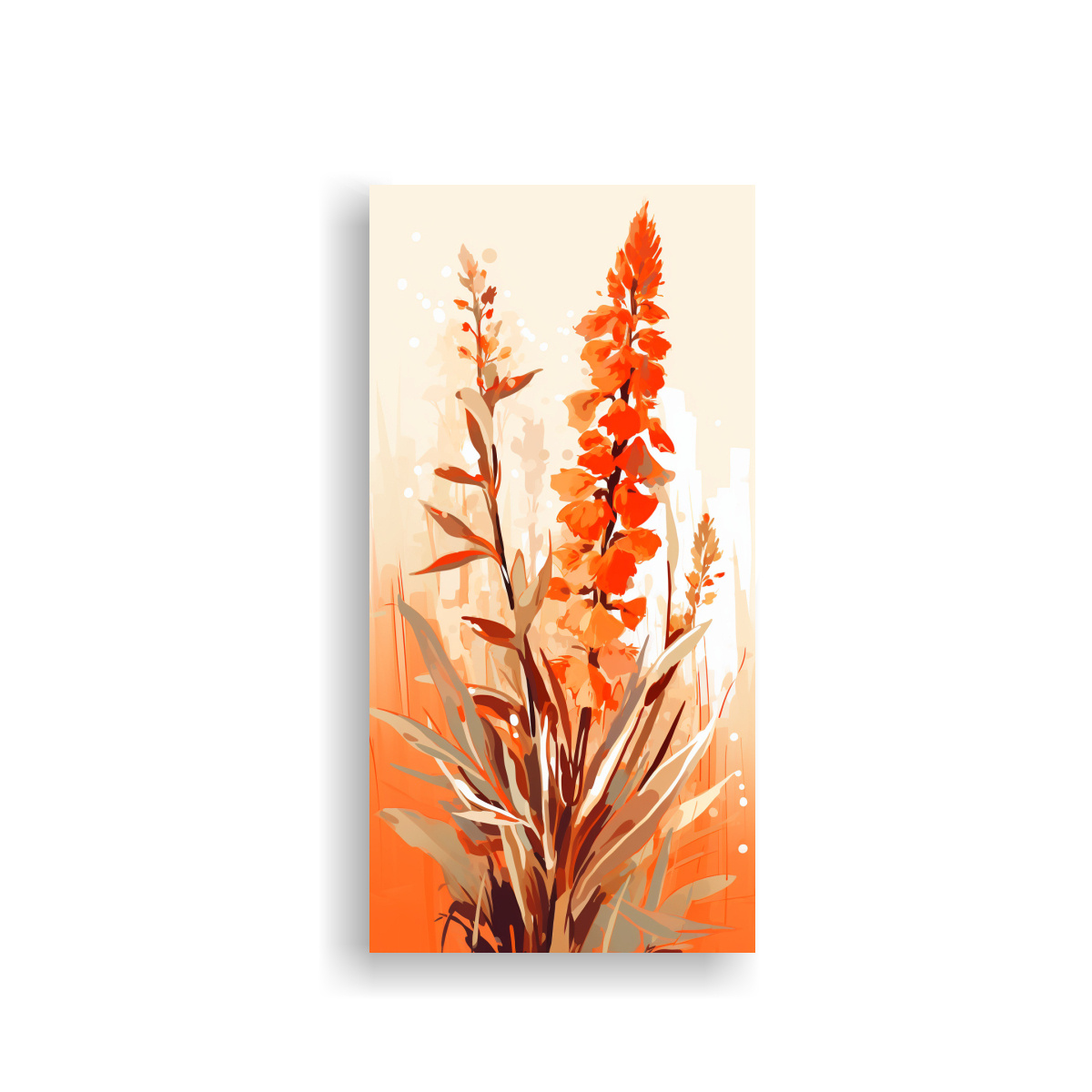 arte-de-pared-quinoa-en-colores-naranjas-neonoir