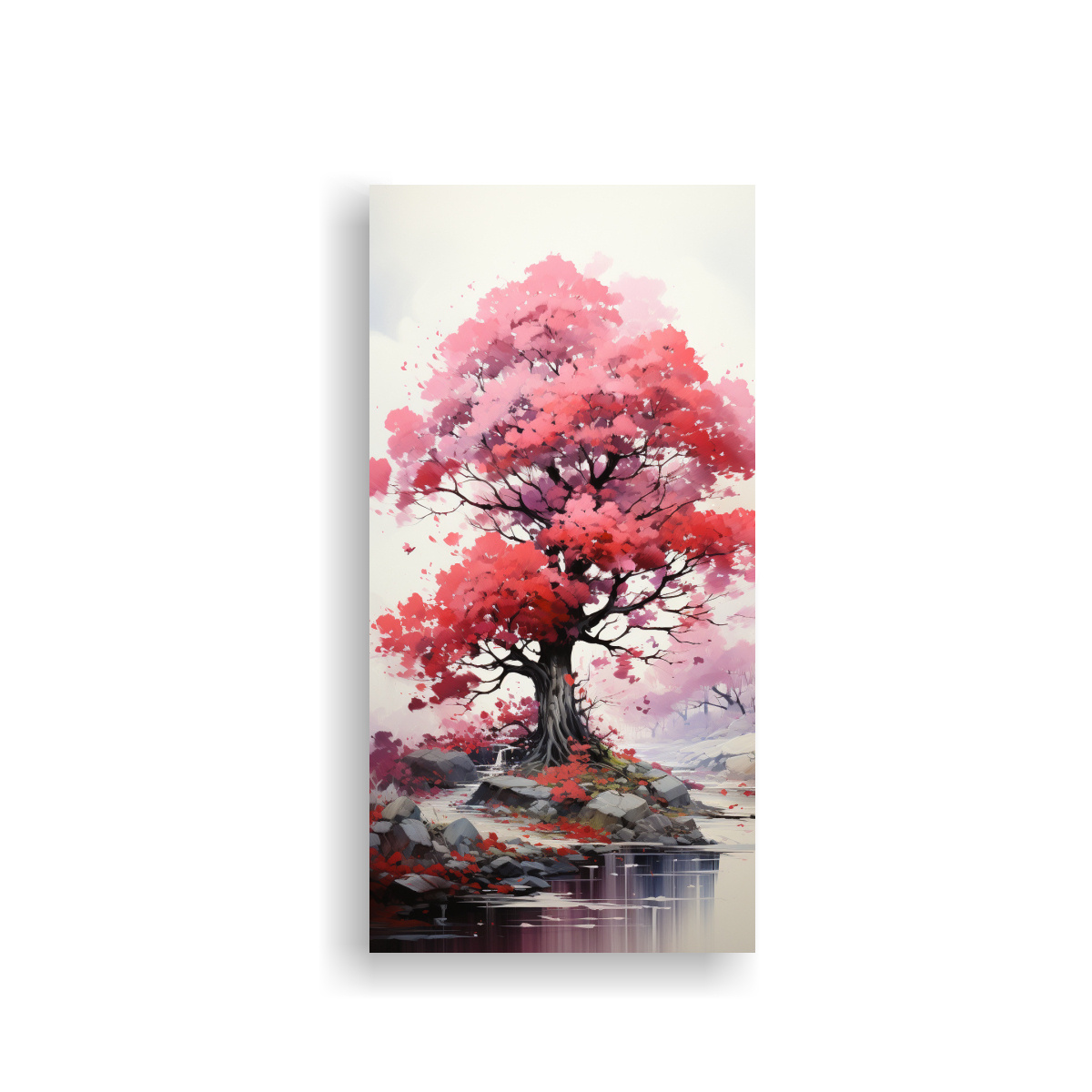 arte-vanguardia-colores-vibrantes-pintura-abstracta-de-un-roble-en-rojo-y-negro-en-acuarela-