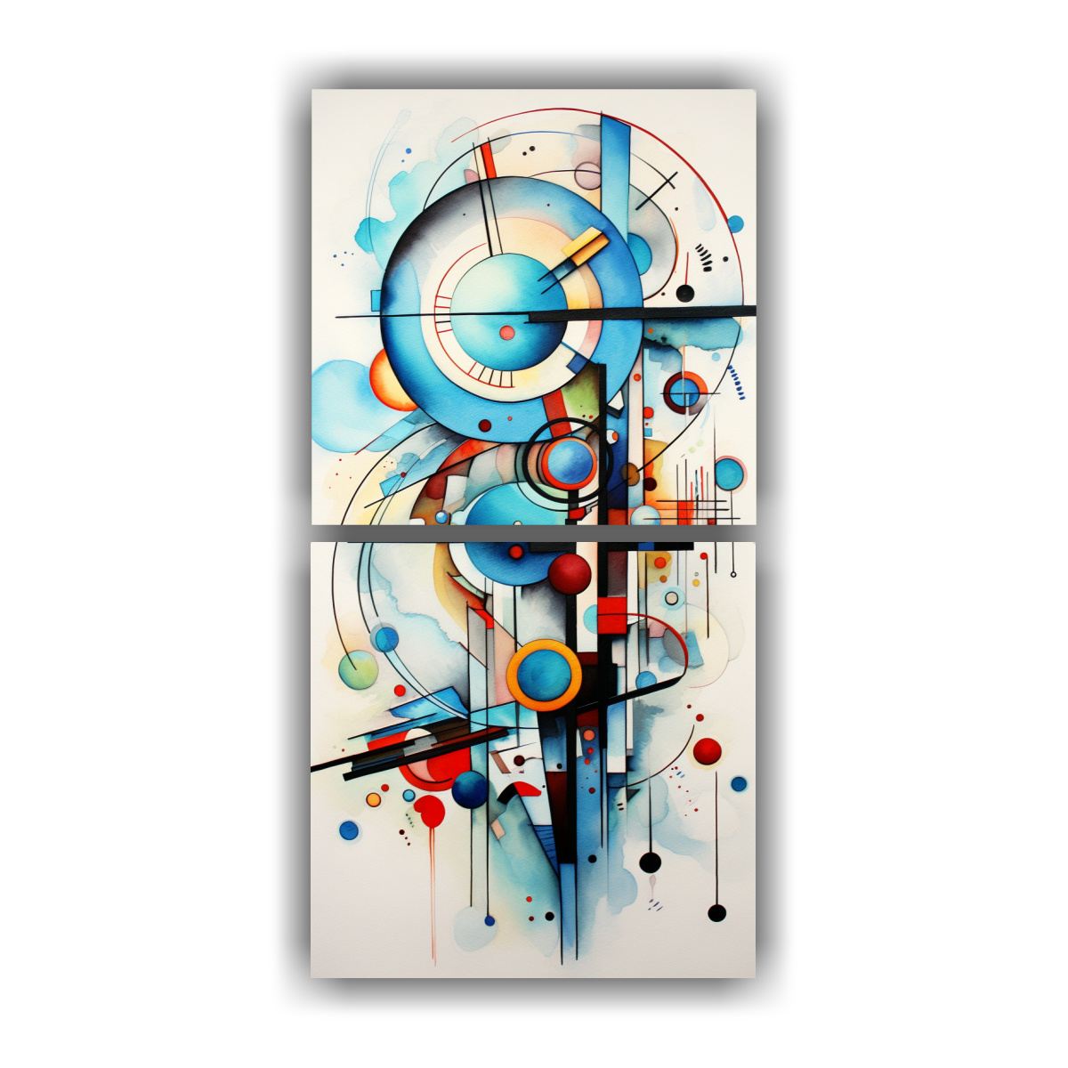 artes-de-pared-tela-canvas-escena-acuarelas-abstractas-kandinsky