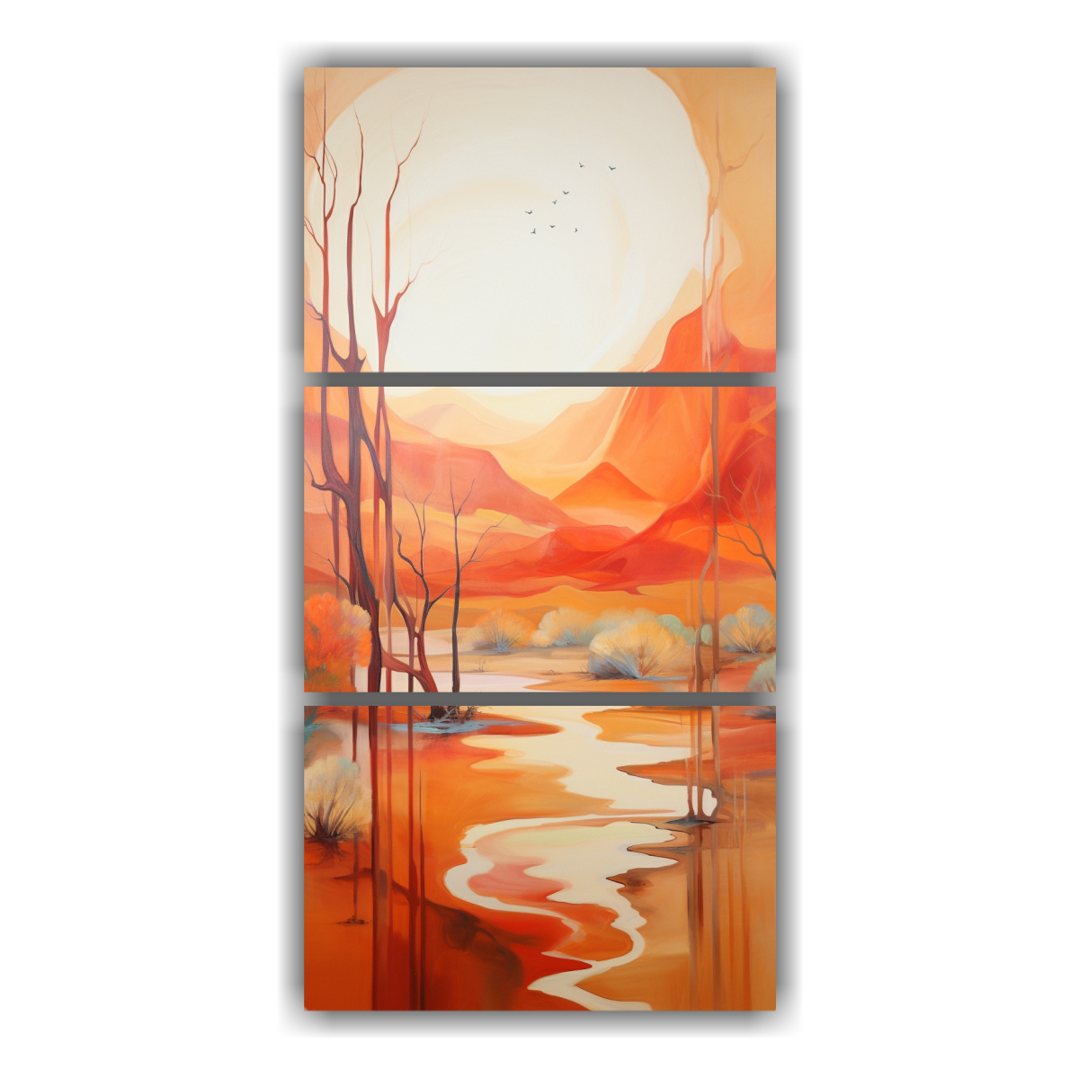 conjunto-3-cuadros-conceptuales-nicos-abstractos-en-paisaje-de-desierto