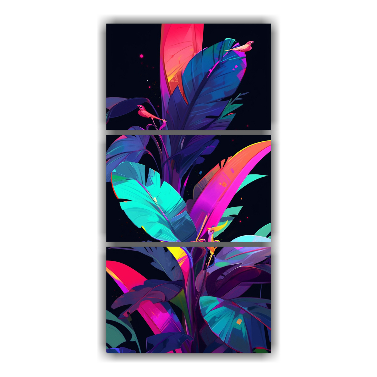 conjunto-3-cuadros-modernos-rbol-de-pl-tano-en-colores-vibrantes-neonoir