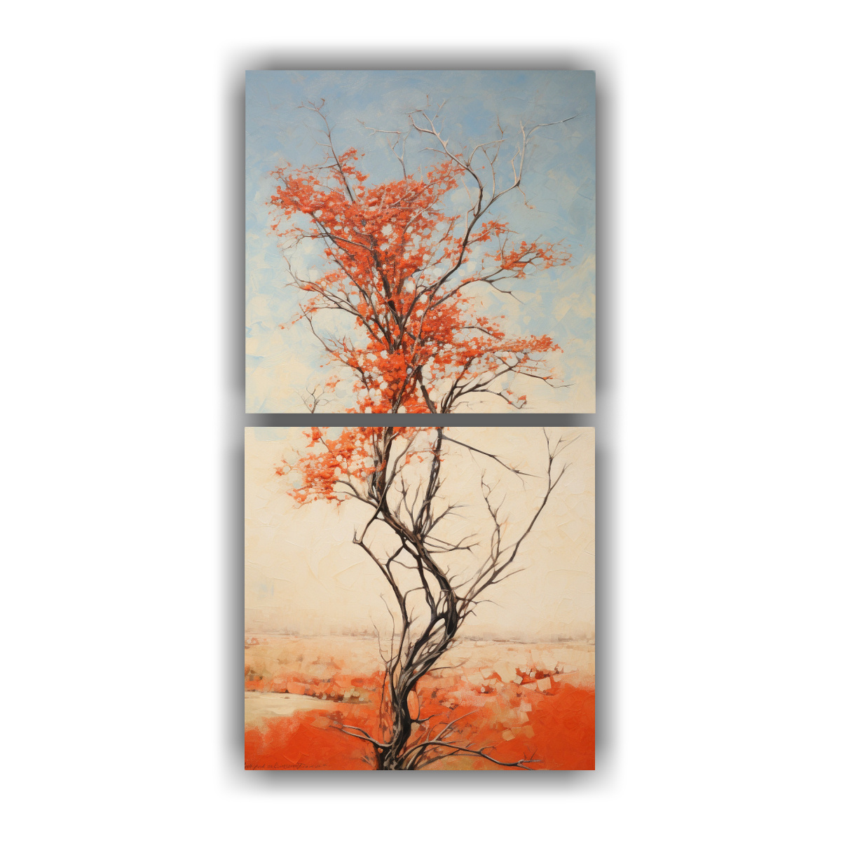 conjunto-de-2-arte-de-pared-de-tela-en-bastidor-de-madera-pintura-abstracta-de-rbol-de-ocotillo-estilo-leo-de-alta-calidad