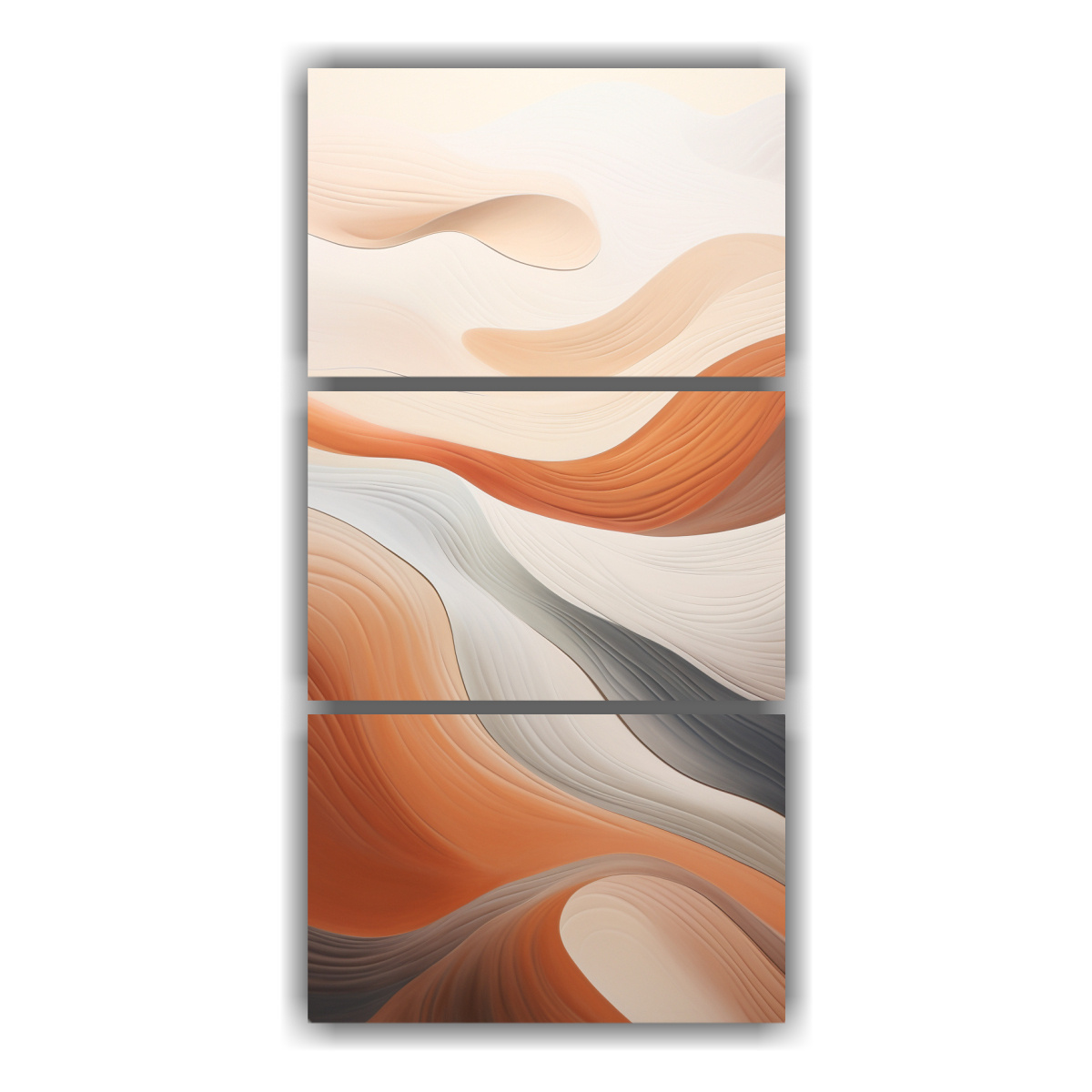 conjunto-de-3-lienzos-de-tela-arte-abstracto-moderno-de-patrones-formados-por-arena