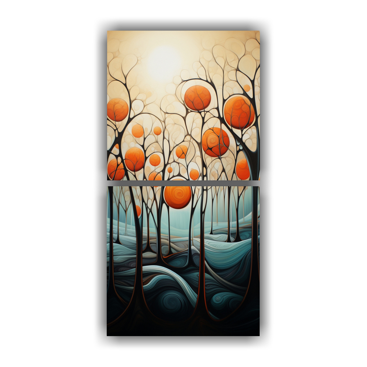 conjunto-de-cuadros-abstractos-con-rboles-juveniles