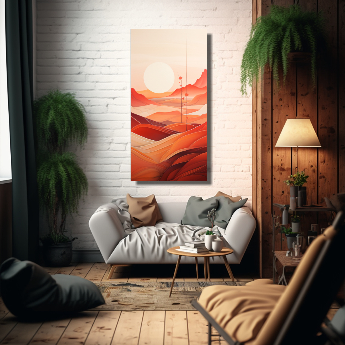 cuadro-abstracto-adorable-vibraciones-del-desierto-en-formas-abstractas-1-1