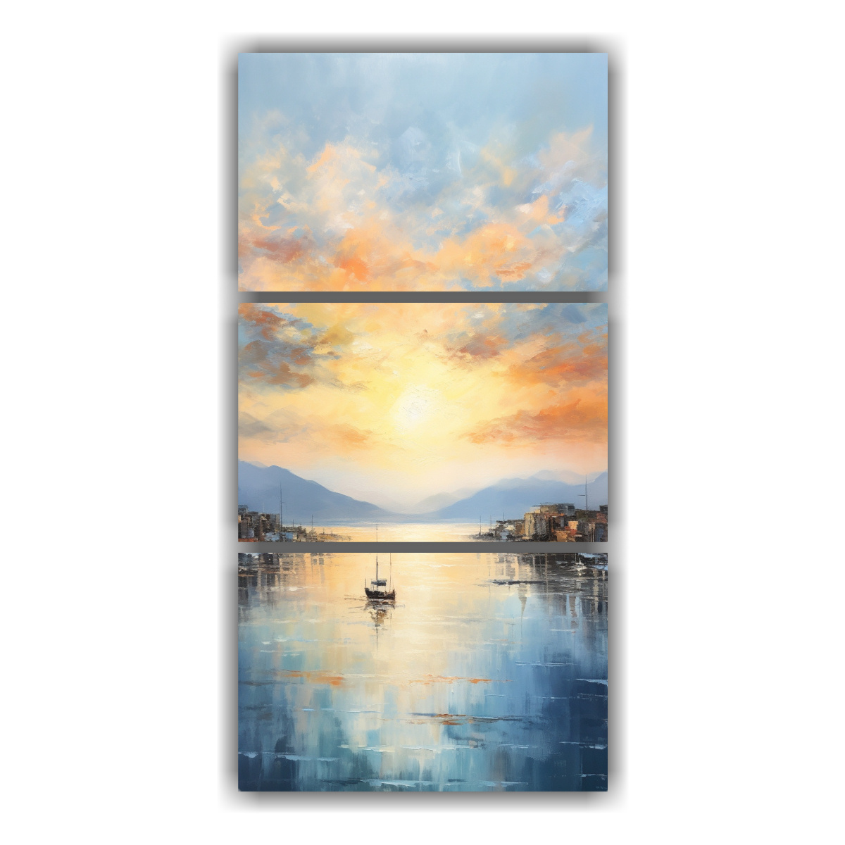 cuadro-abstracto-de-puerto-en-el-amanecer-para-decorar-la-cocina