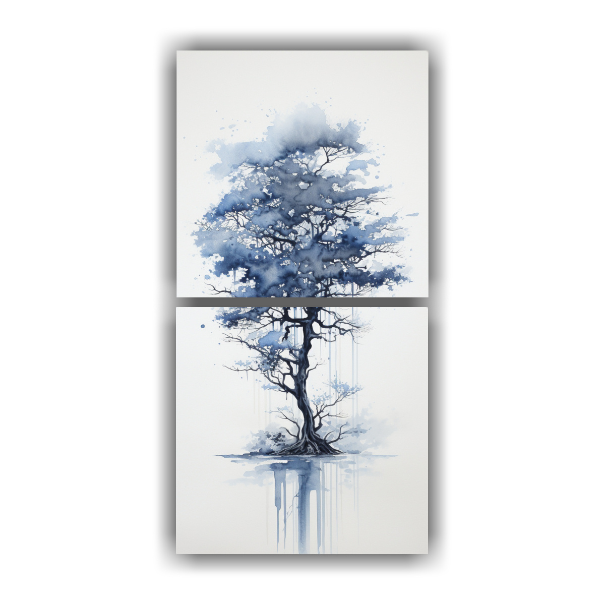 cuadro-abstracto-de-rbol-de-cipr-s-en-colores-negro-y-azul-alta-calidad-y-duradero