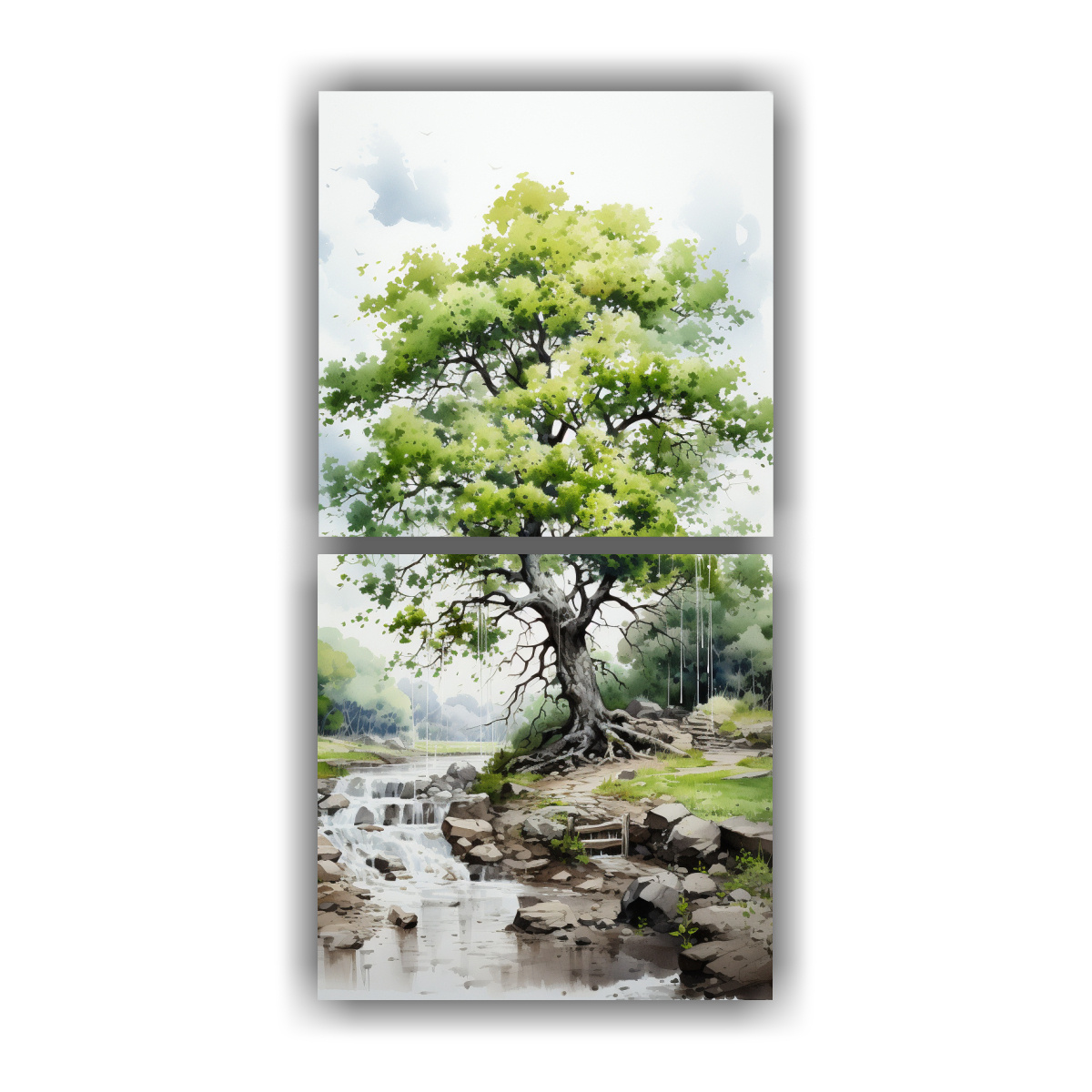 cuadro-abstracto-de-rbol-de-roble-en-blanco-y-negro-sobre-lienzo-set-de-2-lienzos-impresos-en-tela-cl-sica-