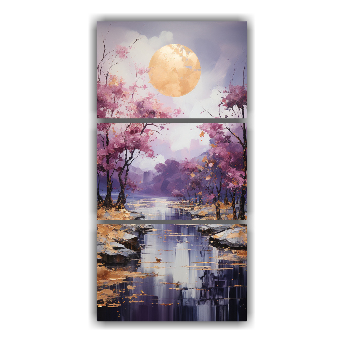 cuadro-abstracto-de-rboles-en-plata-y-oro-con-bastidor-