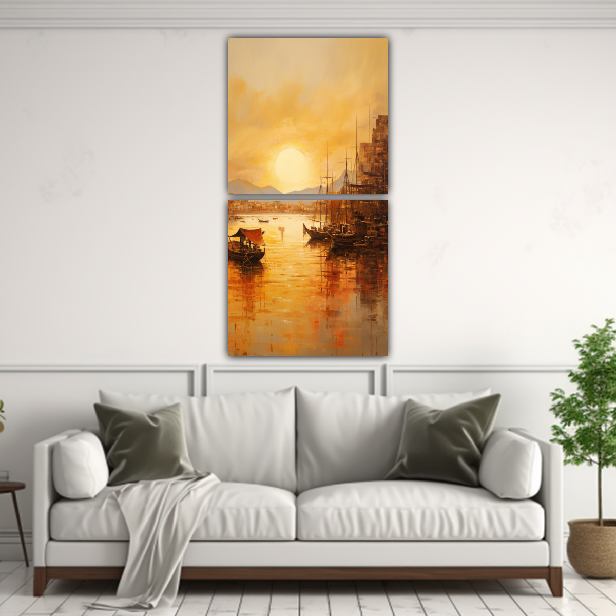 cuadro-abstracto-de-un-bullicioso-puerto-al-atardecer-1-1