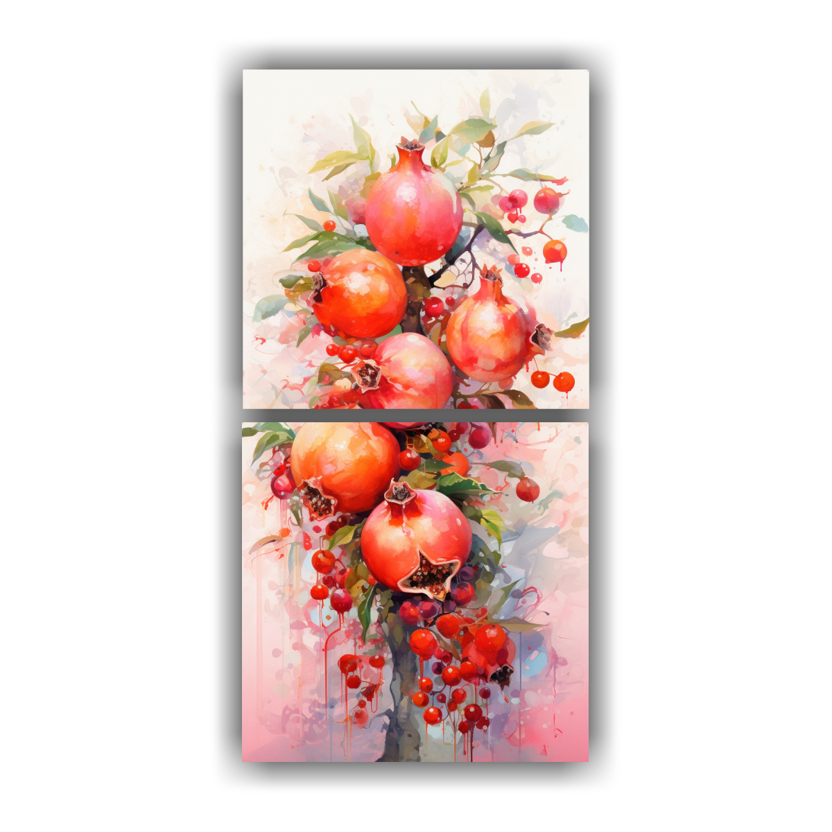 cuadro-abstracto-del-rbol-de-granada-en-colores-naranja-y-rosa-