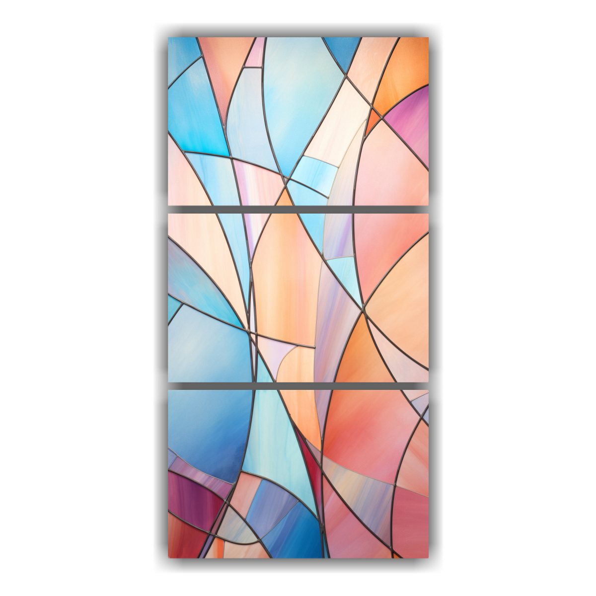 cuadro-abstracto-estilo-vitral-con-figuras-vanguardistas-tres-lienzos-